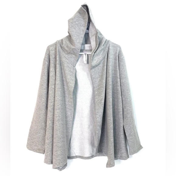 Vogo Women's Heather Gray Fleece Long Sleeve Cardigan Hoodie Sweatshirt - Picture 1 of 5